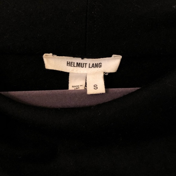 Cowl Drape Neck Wool Dress | Helmut Lang - Picture 8 of 8